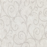 Sansa Light Grey Plaster Scroll