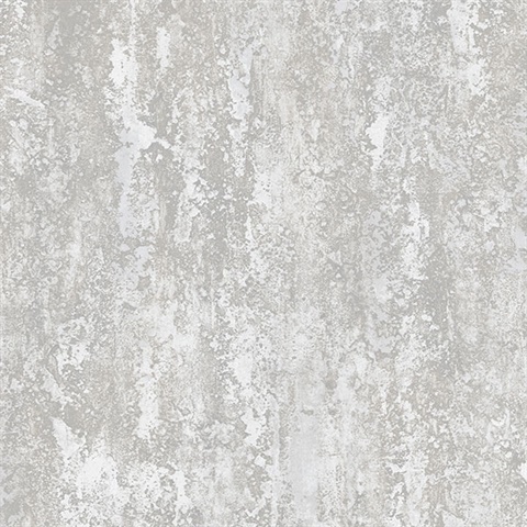 IM36433 | Silver Faux Concrete | Commercial Wall Decor