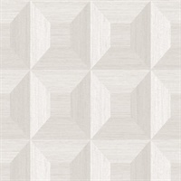 Squared Birch Away White & Off White Geometric Square