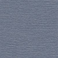 Beach Faux Faux Grasscloth Denim Blue