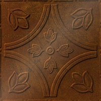 Tulip Fields Ceiling Panels Aged Gold