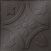 Tulip Fields Ceiling Panels Brushed Nickel