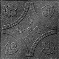 Tulip Fields Ceiling Panels Etched Silver