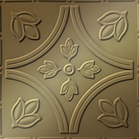 Tulip Fields Ceiling Panels Metallic Gold