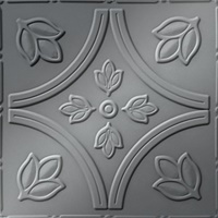 Tulip Fields Ceiling Panels Metallic Silver