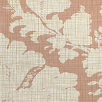 Watercolor Damask Blush Linen